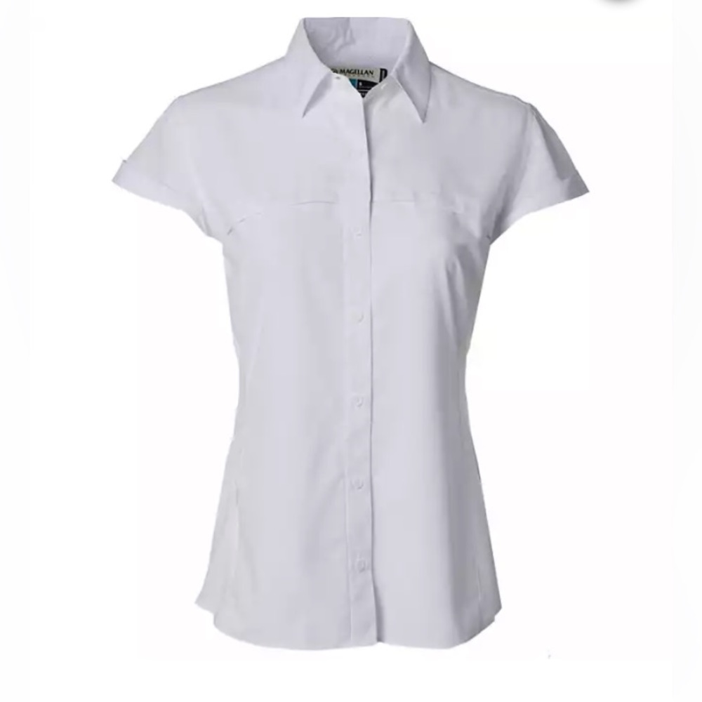 Magellan Womens Size XXL White Fishing Shirt